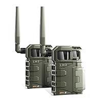 SPYPOINT LM2 V Link Micro LTE Verizon SIM 2 Count 4G LTE Cellular Hunting Trail Game Camera with 2 Year Warranty 2 Pack