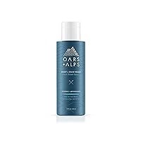 Oars + Alps Mens Moisturizing Body and Face Wash, Skin Care Infused with Vitamin E and Antioxidants, Sulfate Free, Fresh Ocean Splash, Travel Size 3.4oz 2 Pack