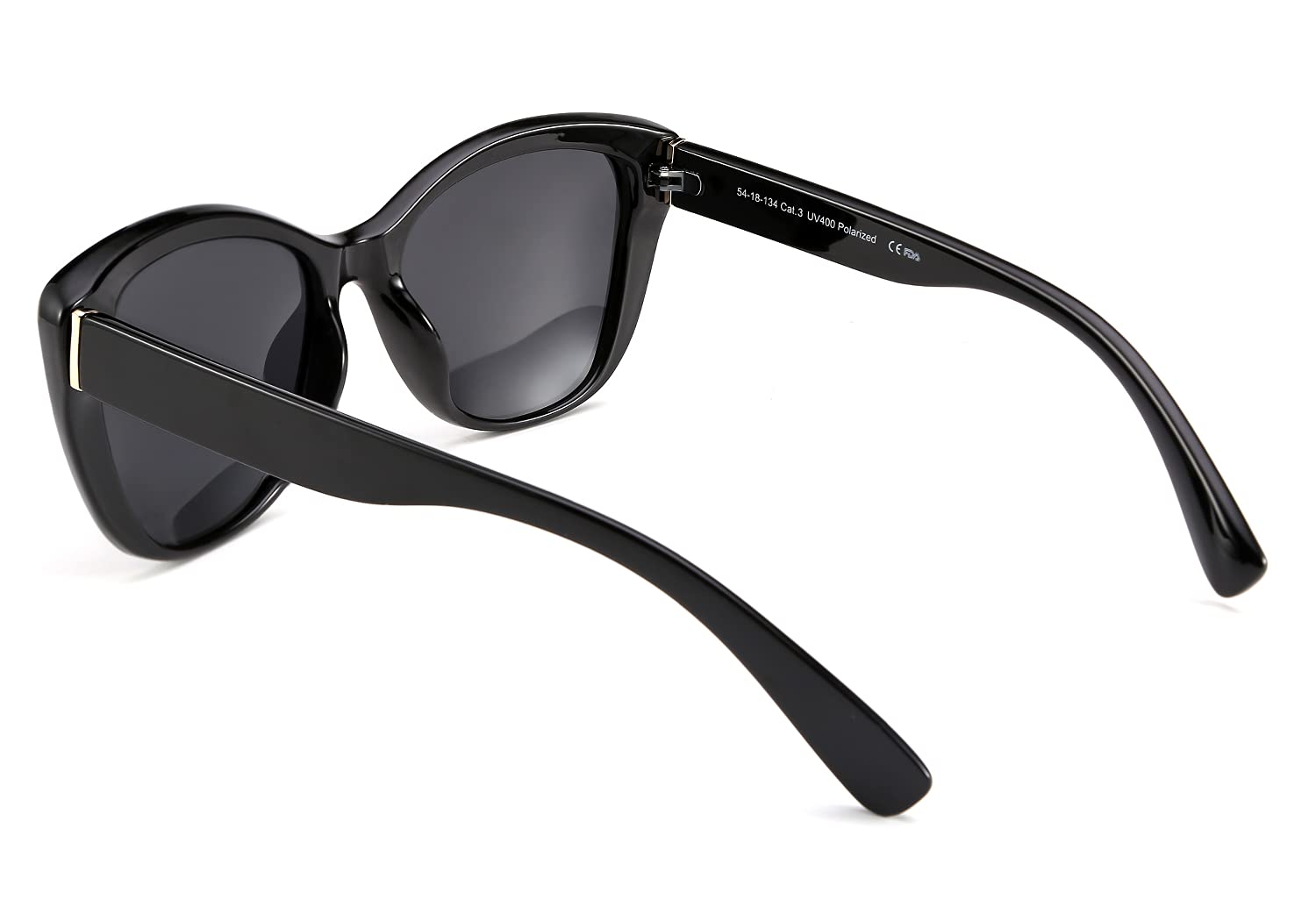 FEISEDY Polarized Vintage Sunglasses American Womens Square Jackie O Cat Eye Sunglasses B2451