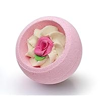 Natural Cosmetics Combination Bath Dessert Ball for Rose Garden. 130g 000005403