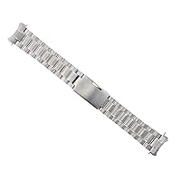 Ewatchparts 18MM WATCH BAND SOLID LINK BRACELET COMPATIBLE WITH OMEGA SPEEDMASTER S/STEEL HEAVY