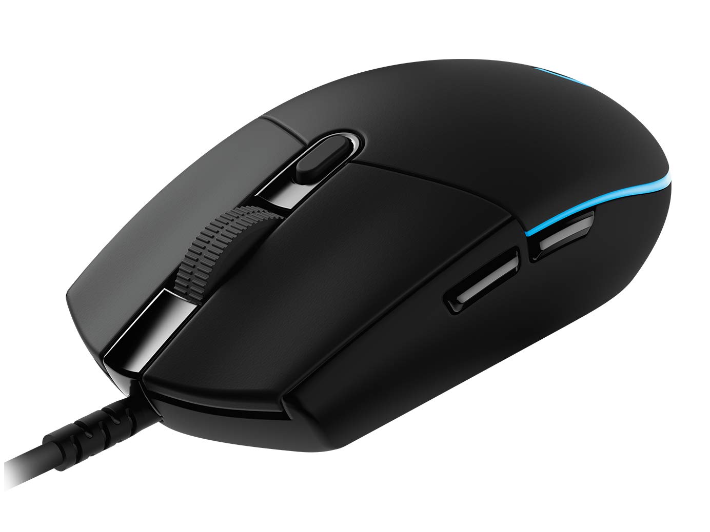 Logitech G PRO Wired Gaming Mouse, Hero 16K Sensor, 16000 DPI, RGB, Ultra Lightweight, 6 Programmable Buttons, On-Board Memory, Built for Esport, PC/Mac - Black (German Packaging)