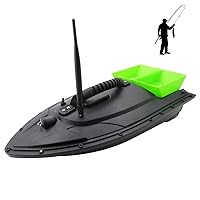 RC Boat 500M Remote Control Boats, Fishing Bait RC Boat, Fish Finder 1.5Kg Loading Fishing Bait Boat with Night Light, Waterproof, Windproof