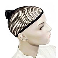 Practical Wig Mesh Net Chic Hair Open End Portable Wig Accessories Elastic Wig Cap Black Wig Mesh Net