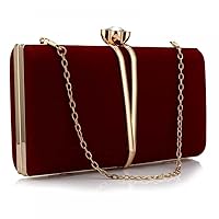 Clutch Bags for Women Vintage Evening Bag Diamond Handbag Suede Velvet Purse Clutch Purse
