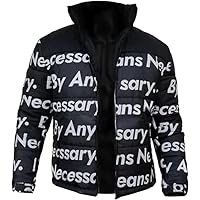 Mens Dragoon Ball Z Goko Drip Black Puffer Ployester Anime Costume Jacket