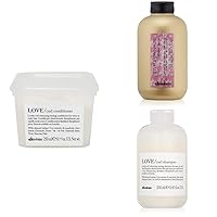 LOVE Curl Conditioner with Curl Building Serum and Curl Shampoo