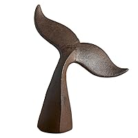47th & Main Cast Iron Whale Tail Figurine Home Décor for Table Top