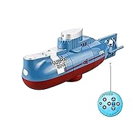 Mini RC Submarine Toy Radio Remote Control Boat Ship Electric Dive Water Fish Tank Kids Birthday Gift Educational Toy for Boys and Girls