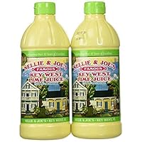 Nellie & Joes Juice Key West Lime Pack of 2 16oz bottles - 32oz total