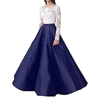 Long Sleeve Elegant Prom Dresses for Juniors Puffy Quinceanera Ball Gown