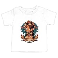 La Reina De Mexico Baby Jersey T-Shirt - Princess Baby T-Shirt - Graphic T-Shirt for Babies