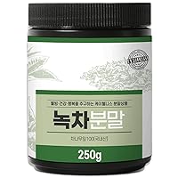 Organic Green Tea Powder - Kwellness Made in Korea Vitamin C Energy Well-being Superfood Healthy Powder Natural Ingredients 250g