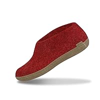 Wool Shoe Leather Outsole Red EU 45 (US Men's 11) Medium