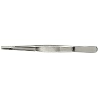 Grafco Thumb Dressing Forceps, Serrated, Stainless Steel, Medical Tools and Surgical Suture Kit 4 1/2