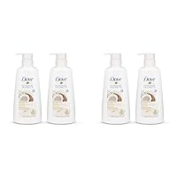 Dove Nourishing Secrets Restoring Body Lotion, Dry Skin Relief for Women with Coconut Oil and Sweet Almond Extracts - 16.9 FL OZ Pump Bottle (Pack of 2)