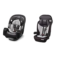 Safety 1st Crosstown DLX Convertible Car Seat, Falcon & Grand 2-in-1 Booster, Black Sparrow