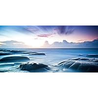 Dusk at sea - Wooden Jigsaw Puzzles 1000-Piece DIY Adults and Kids Toys Games Art Decoration