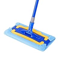 CHCDP Microfiber Hardwood Floor Mop ,Stainless Steel Handle and Extension，for Home Kitchen and All Floor Surfaces,