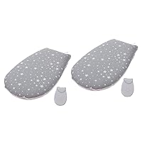 2pcs Ironing Board Gloves Mini Iron Steamer Pot Small Ironing Pad Convenient Steamer Mitt Hand Steamer for Clothes Protection Ironing Glove Clothing Ironing Glove Cotton
