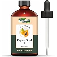 Papaya Seed (Carica Papaya) Oil Pure & Natural for Skin, Face, Hair Care, Aromatherapy & Massage - 118ml/3.99fl oz
