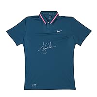 Tiger Woods Autographed Nike SP Blue Polo, UDA- Limited to 25
