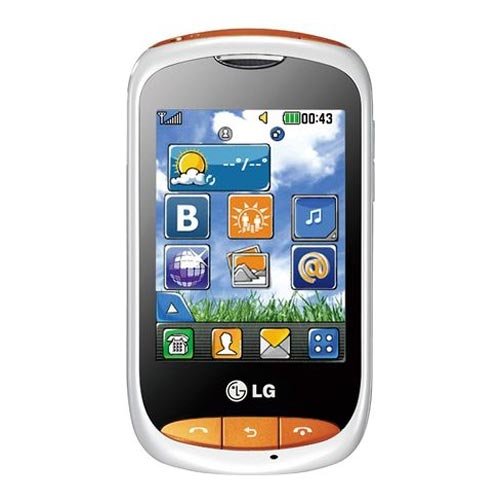 LG T310i Cookie Style (Wink) Unlocked GSM Phone with Wi-Fi, Full Touch Screen, Camera, FM Radio - International Version No Warranty - White