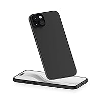 PEEL Original Super Thin Case Compatible with iPhone 15 Plus (Blackout) - Ultra Slim, Sleek Minimalist Design, Branding Free - Protects & Showcases Your Device