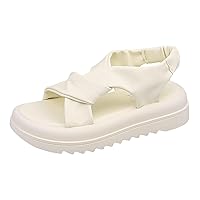 Ladies Summer Fashion Thick Bottomed Preppy Beach Flat With Colorful Foot Slippers Strive Sandals for Women