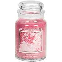 Cherry Blossom 26 oz Glass Jar Scented Candle, Large