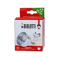 Spare Parts, Includes 1 Funnel, Compatible with Moka Express, Fiammetta, Break, Happy, Dama, Mini Express and Rainbow (1 Cup)