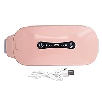 Menstrual Heating Pad,Electric Waist Belt for Women and Girls, Cordless Heating Pad with 3 Level Vibration, Portable USB Heating Pad, Electric Heating Pad for Back Cramps Waist Pain Relief