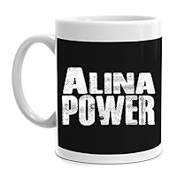 Alina Power Cloth Font Mug 11 ounces