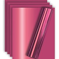 Hot Pink Foil HTV Heat Transfer Vinyl for Tshirt and Apparel 12