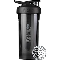 Strada Shaker Cup Perfect for Protein Shakes and Pre Workout, 28-Ounce, Black