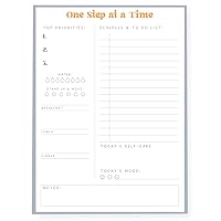 Graphique Self Care To-Do List Notepad | 150 Tear-Away Sheets | Task Planner | Daily Organizer | Memo Writing Pad | Priority Checklist | Undated | 6” x 8”