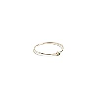 Jennifer Meyer Jewelry Women's 18k Gold Thin Emerald Ring