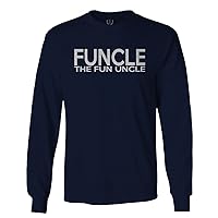 Definition Fun Uncle Funcle Best Funny Long Sleeve Men's