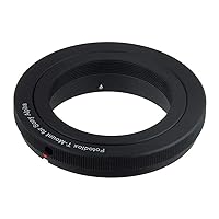 Fotodiox T/T2-Mount Lens Adapter for Sony Alpha, fits Sony A100, A200, A230, A290, A300, A330, A350, A380, A390, A450, A500, A550, A560, A580, A700, A850, A900, SLT-A35, A33, A37, A55, A57, A65, A77