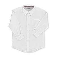 French Toast Little Boys' L/S Button-Down Shirt (Sizes 4-7) - White, 6