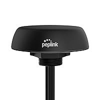 Enhance Your Connectivity with Peplink Mobility 40G Cellular Antenna | 5G Ready, 4x4 Mimo, GPS Receiver | Boost Signal Strength and Reliability | QMA Connector | 6.5ft/2m, Black
