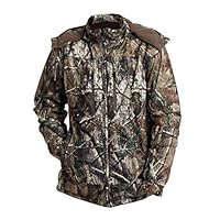 Mens Camo Hunting Jacket: Winter Insulated Warmer Tactical Windproof Softshell Camping Coat