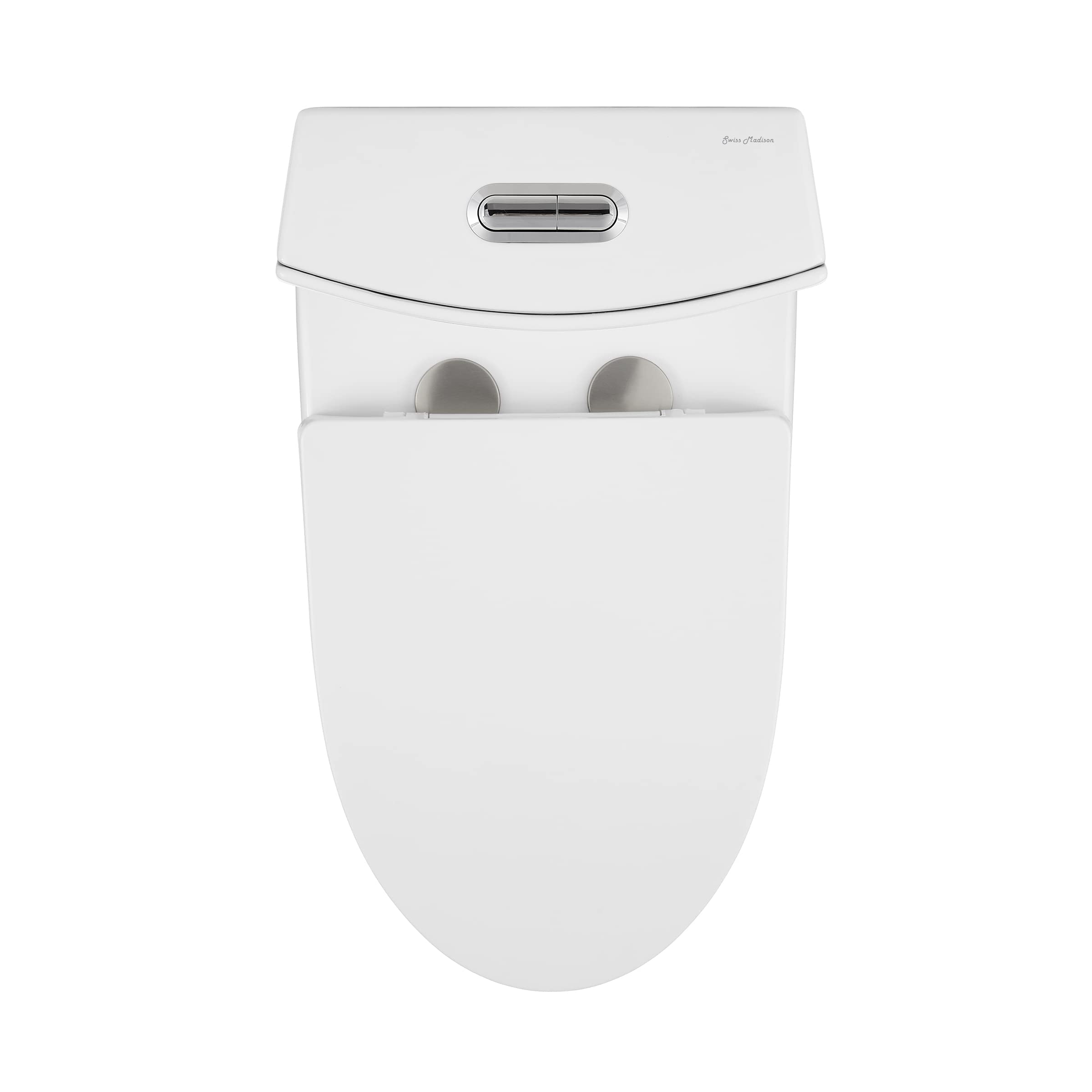 Swiss Madison Well Made Forever SM-1T254 St. Tropez One Piece Toilet, 26.6 x 15 x 31 inches, Glossy White