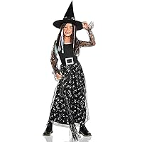 Amscan Kids Celestial Witch Dress & Hat Costume Set - Mesmerizing & Enchanting Outfit for a Spellbinding Halloween Experience