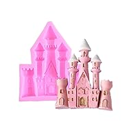 Princess Castle Silicone Mold Fondant Molds Cake Candy Decoration Mold Chocolate Mold Resin Mold Silicone Craft Molds Sugar Craft Mould
