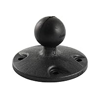 RAM Mounts Composite Round Plate with Ball RAP-B-202U with B Size 1