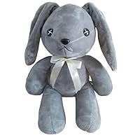Anime Yosuga no Sora Bunny Rabbit Plush Doll Stuffed Plushie Toy Figure Pillow Kasugano Cosplay Cute Kids Fans Collection Gift (Light Gray 12inches)