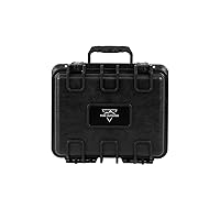 Monoprice Weatherproof/Shockproof Hard Case - Black Ip67 Level Dust and Water Protection Up to 1 Meter Depth with Customizable Foam, 10