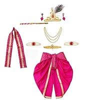 Set of 10 Krishna Dress for Baby Boy Kids Set, Age - 6-Months-12Months