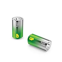 GP C Baby Alkaline Super Battery, 1.5V, Pack of 2